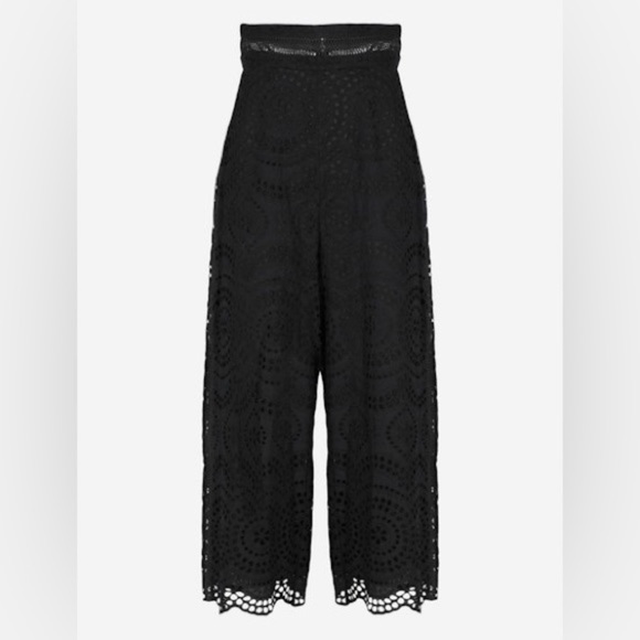 ZIMMERMANN High-Rise Wide Leg Pants Size Zimmermann 2 - Picture 1 of 7